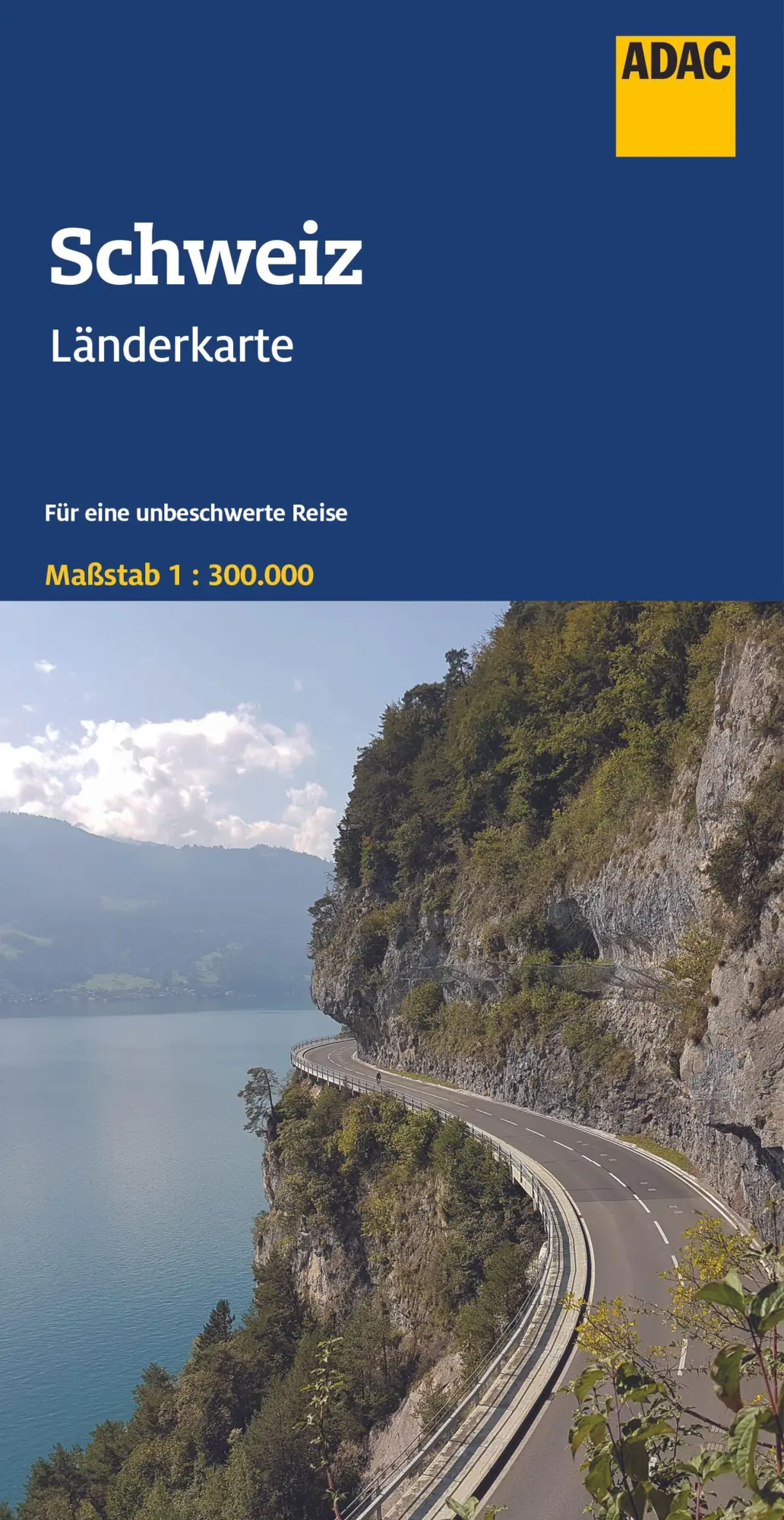 Cover: 9783826422874 | ADAC Länderkarte Schweiz 1:300.000 | Straßenkarte und Autokarte | 2024