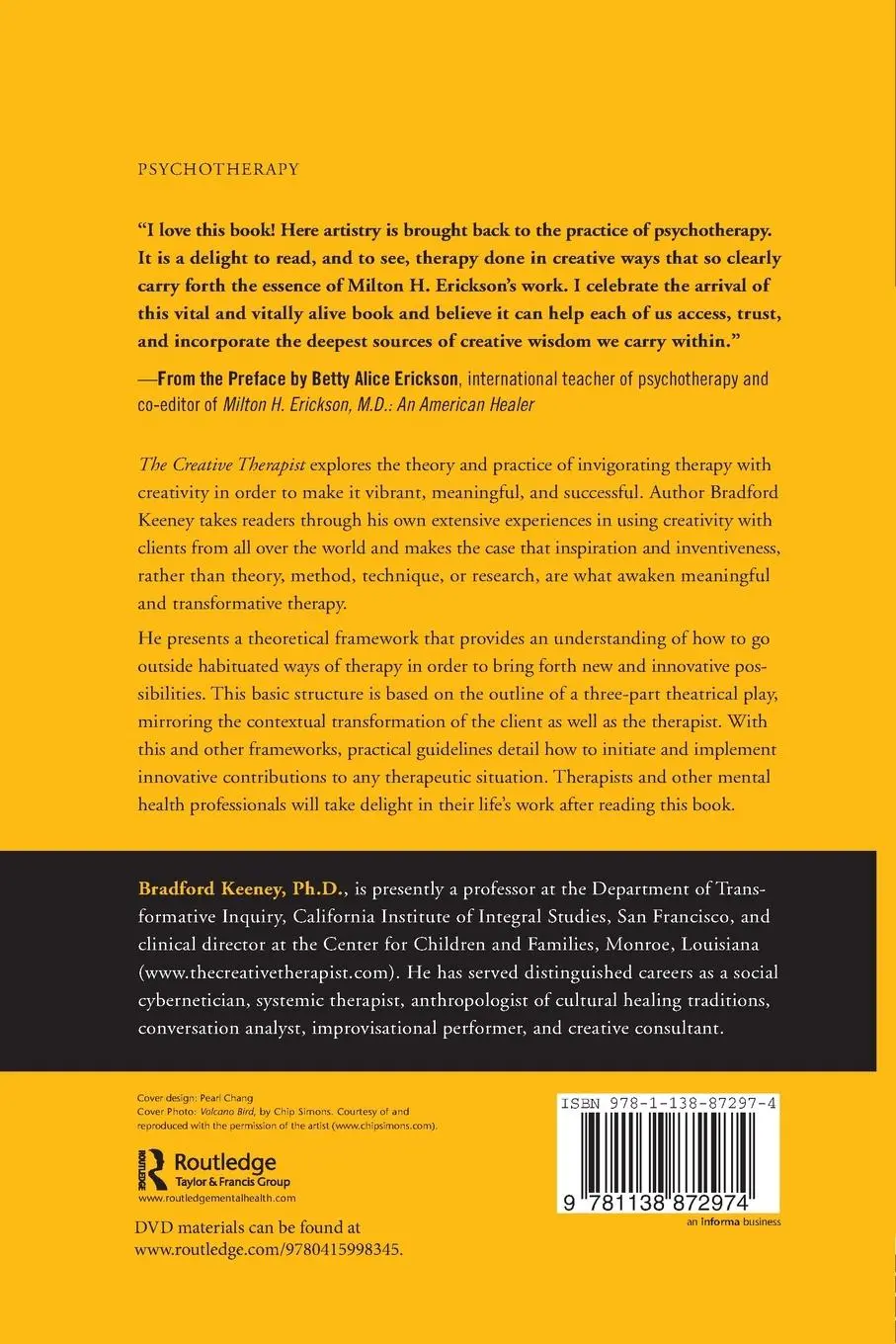 Rückseite: 9781138872974 | The Creative Therapist | The Art of Awakening a Session | Keeney