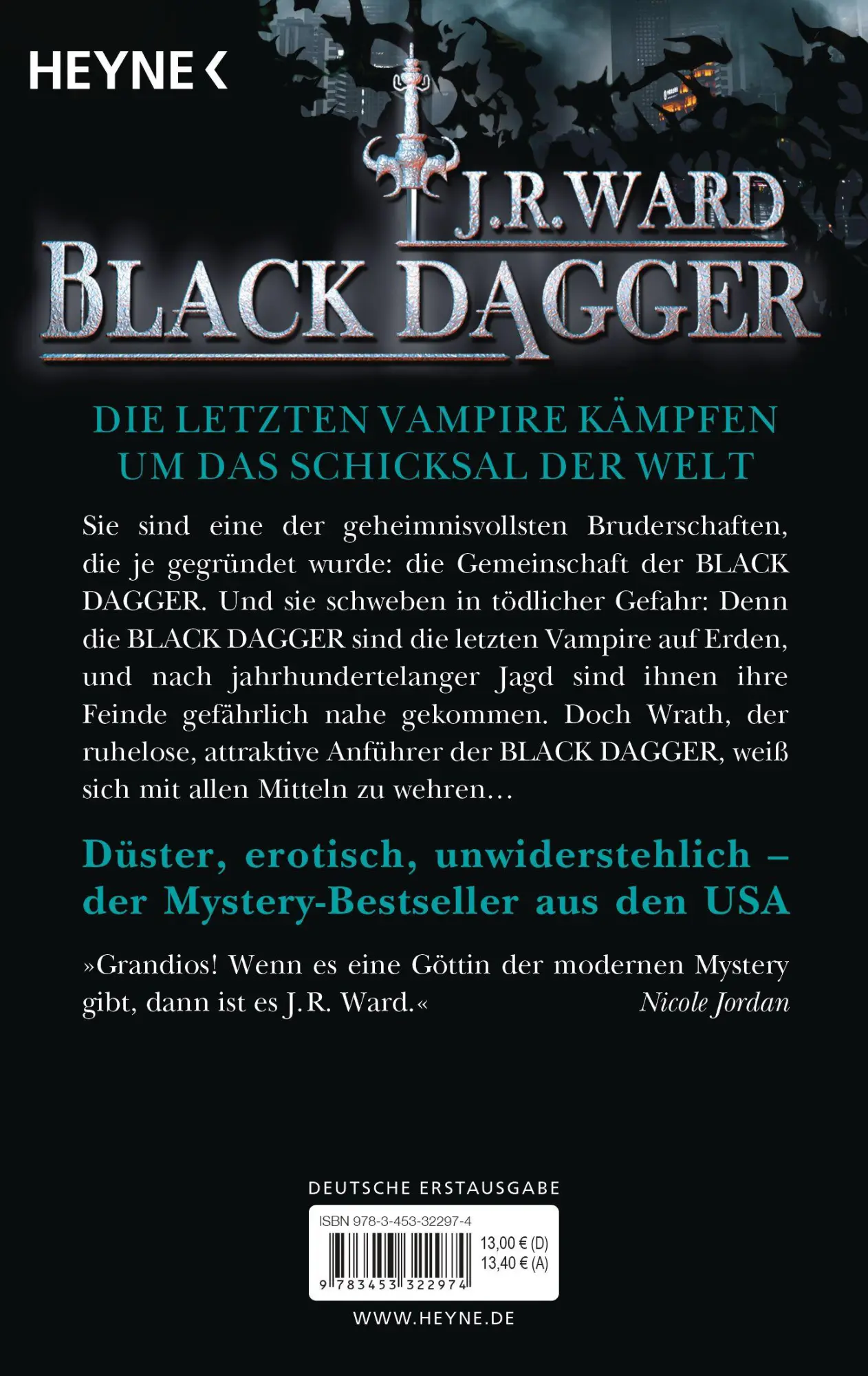 Bild: 9783453322974 | Der gefallene Engel | Black Dagger 39 - Roman | J. R. Ward | Buch