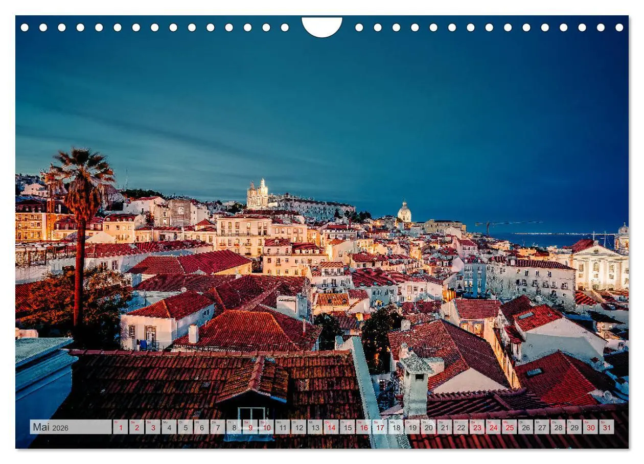 Bild: 9783457832974 | Lissabon Stadtansichten (Wandkalender 2026 DIN A4 quer), CALVENDO...