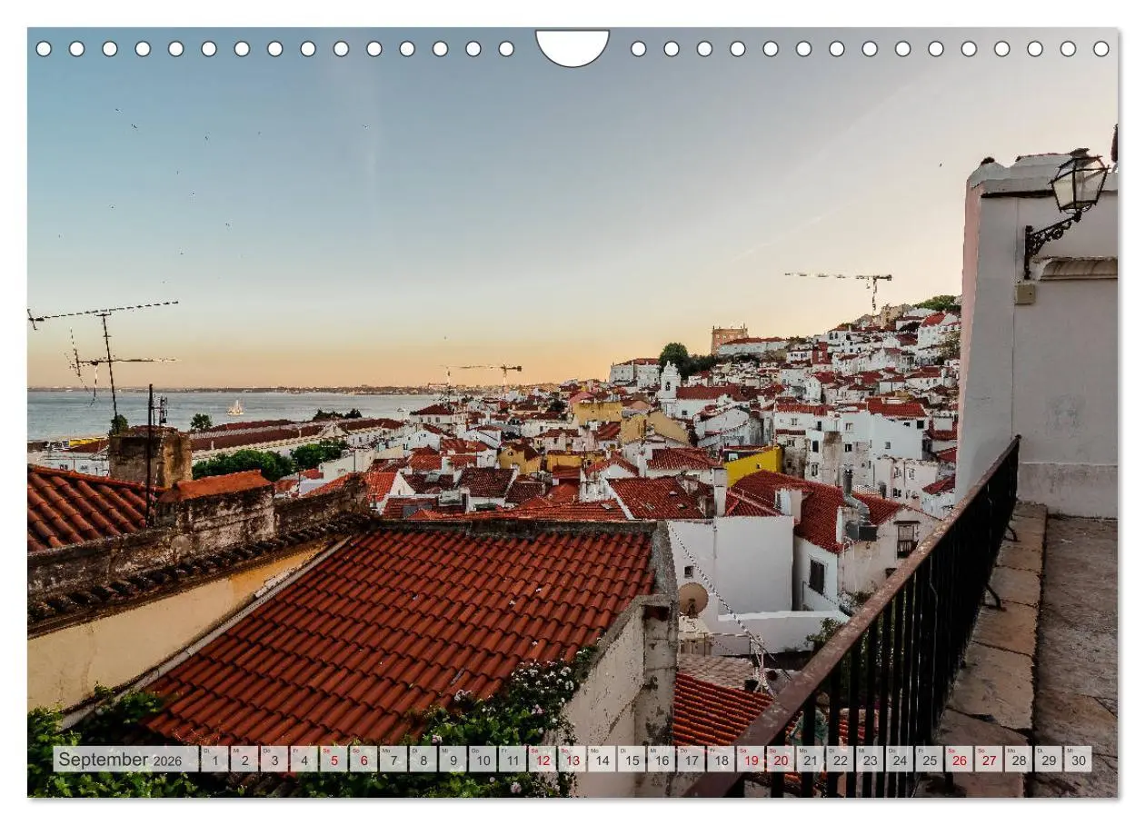 Bild: 9783457832974 | Lissabon Stadtansichten (Wandkalender 2026 DIN A4 quer), CALVENDO...