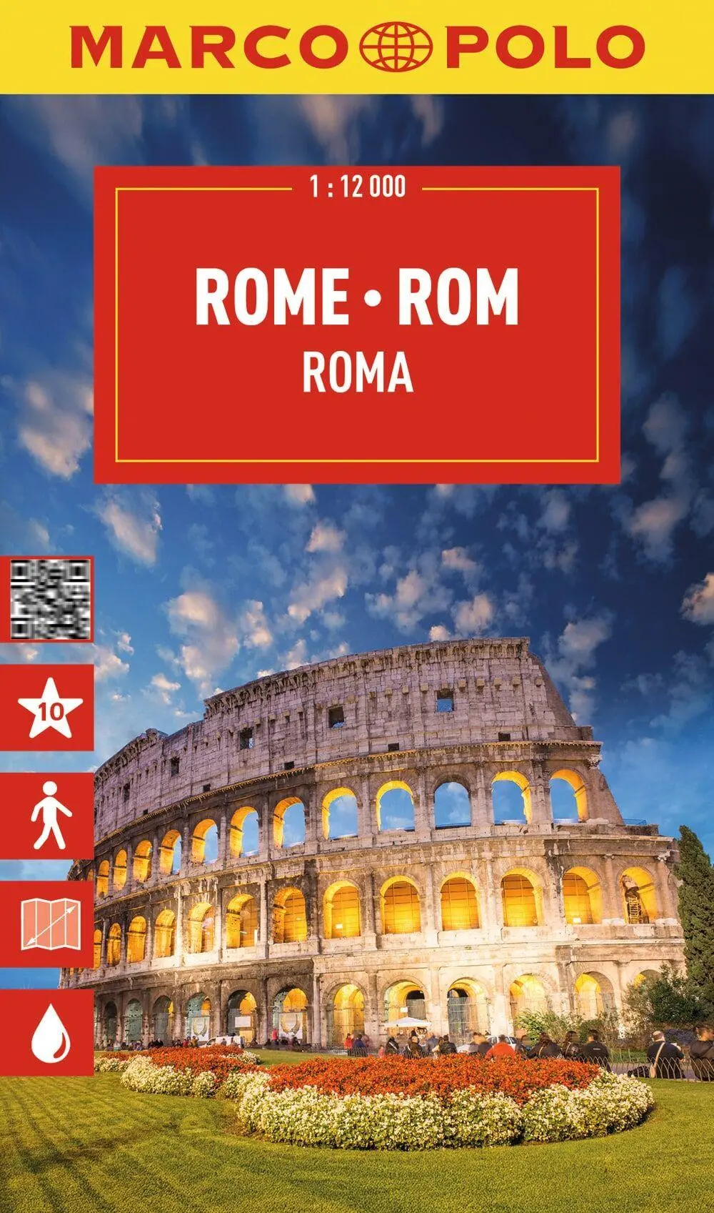 Cover: 9783575022974 | Rome Marco Polo City Map | Marco Polo Verlag | (Land-)Karte | Englisch