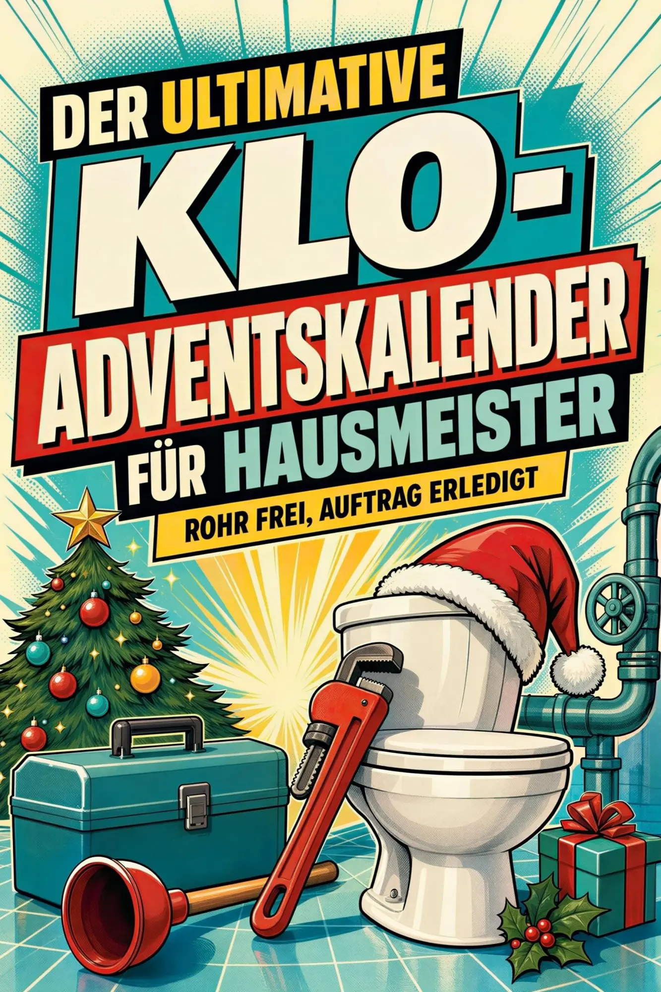 Cover: 9783696112974 | Der ultimative Klo-Adventskalender für Hausmeister | Lucas Meier