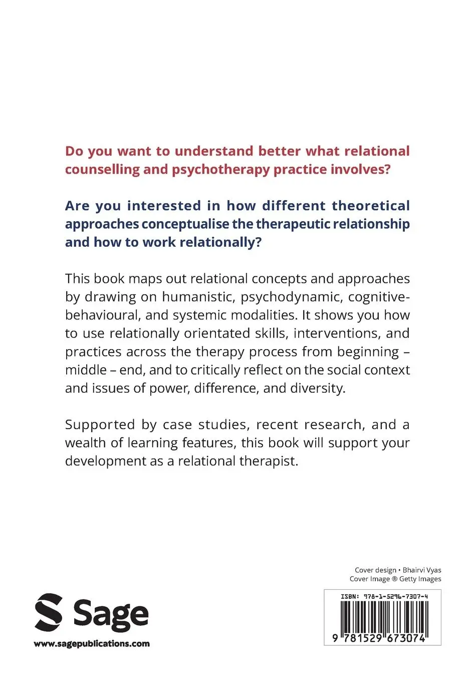 Rückseite: 9781529673074 | Relational Counselling and Psychotherapy | Linda Finlay | Taschenbuch