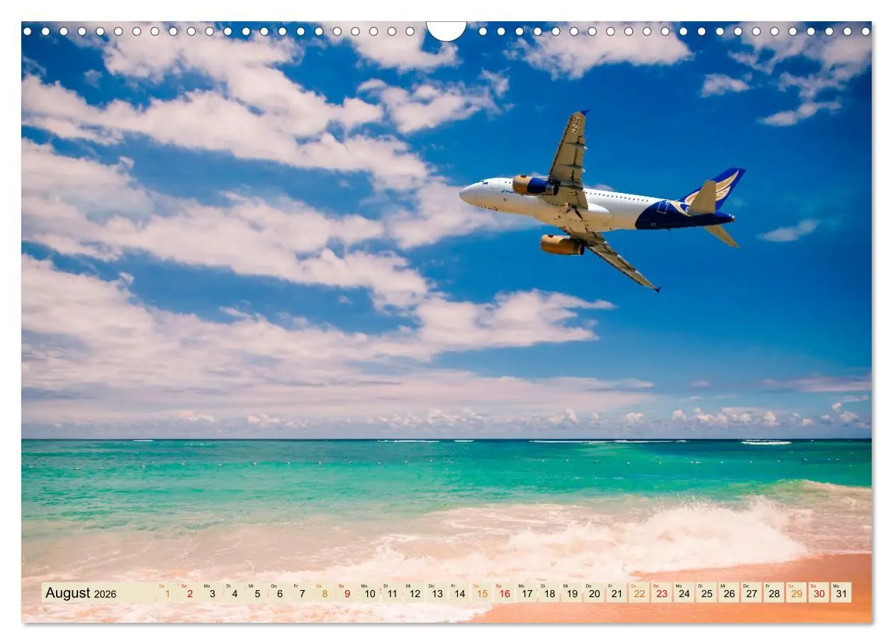 Bild: 9783457583074 | Flugzeuge - ab in den Urlaub (Wandkalender 2026 DIN A3 quer),...