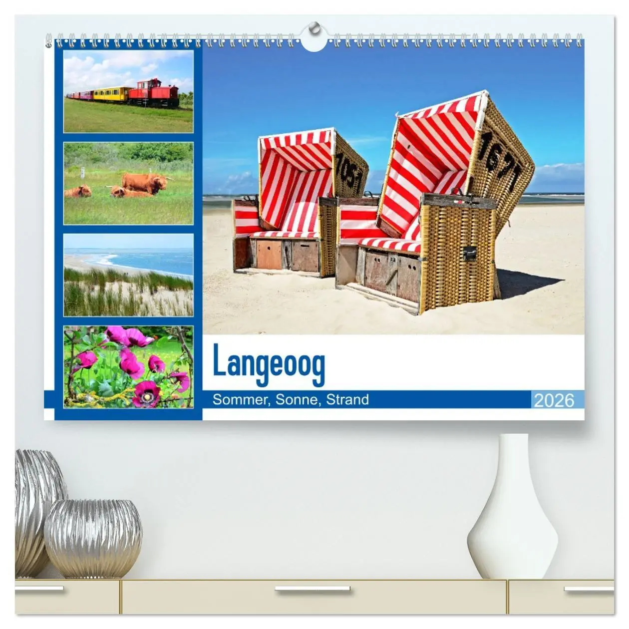 Cover: 9783457723074 | Langeoog - Sommer, Sonne, Strand (hochwertiger Premium Wandkalender...
