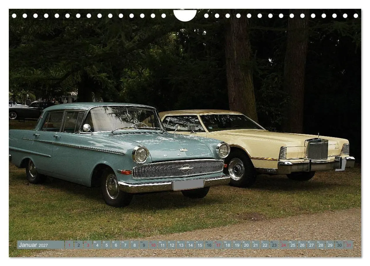 Bild: 9783569903074 | Oldtimer vergangenger Jahrzehnte (Wandkalender 2027 DIN A4 quer),...