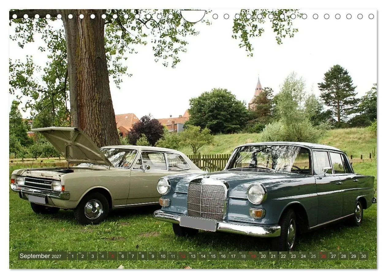 Bild: 9783569903074 | Oldtimer vergangenger Jahrzehnte (Wandkalender 2027 DIN A4 quer),...