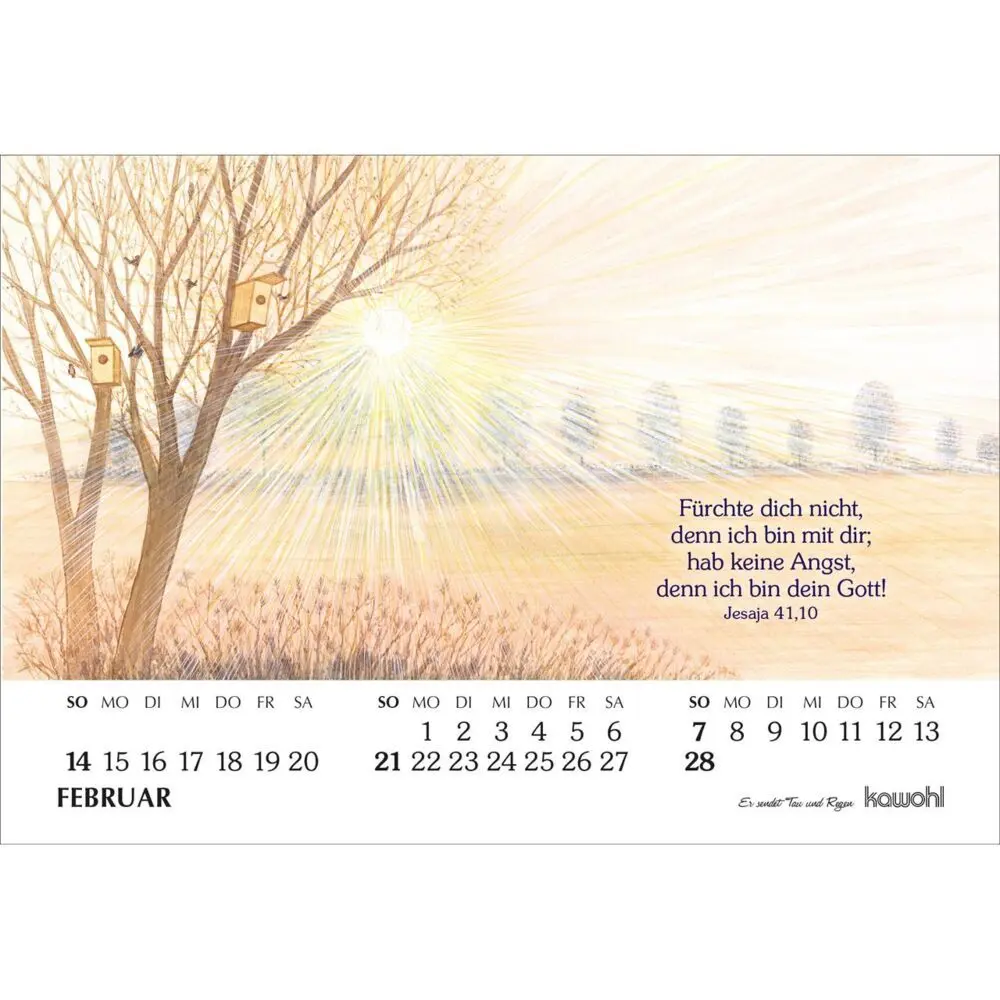 Bild: 9783754893074 | Er sendet Tau und Regen 2027 | Michal Podolsky | Kalender | 14 S.
