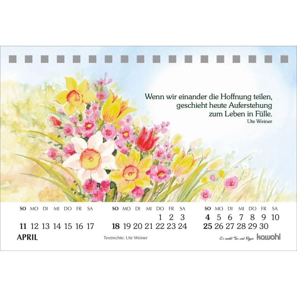 Bild: 9783754893074 | Er sendet Tau und Regen 2027 | Michal Podolsky | Kalender | 14 S.