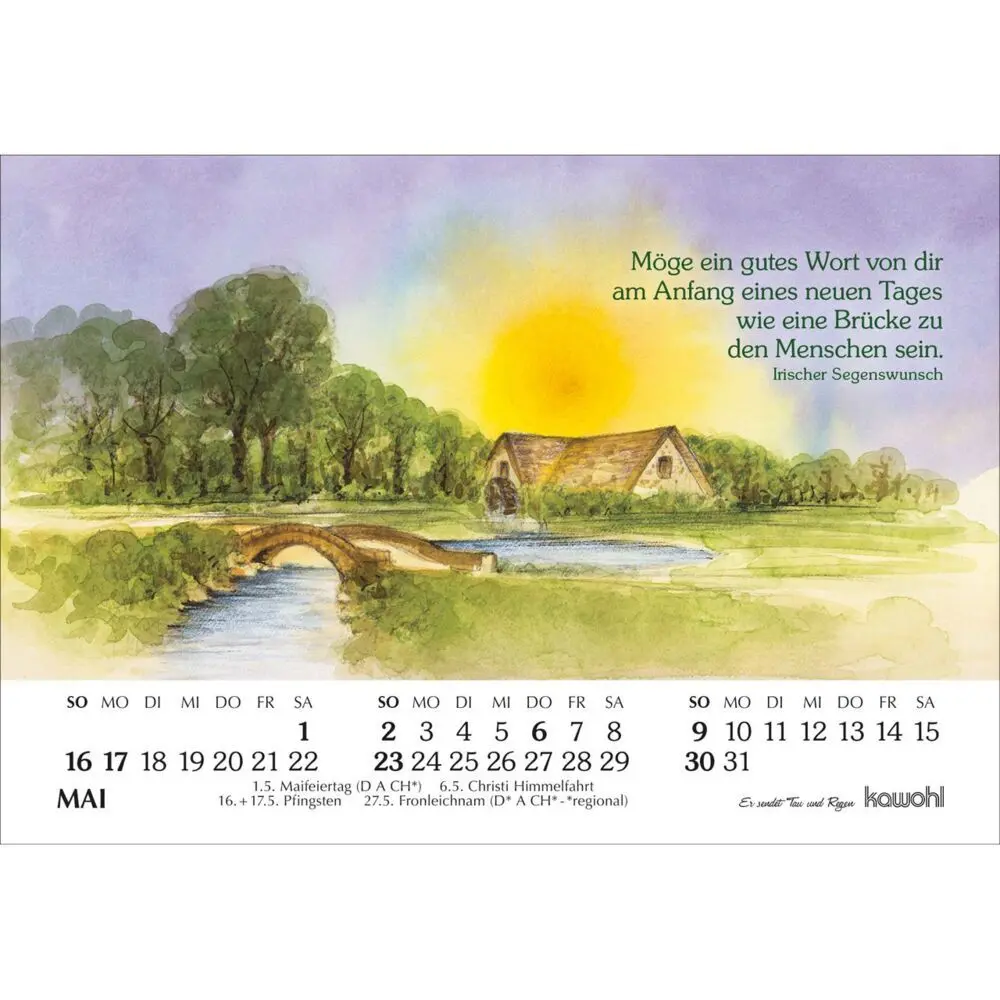 Bild: 9783754893074 | Er sendet Tau und Regen 2027 | Michal Podolsky | Kalender | 14 S.