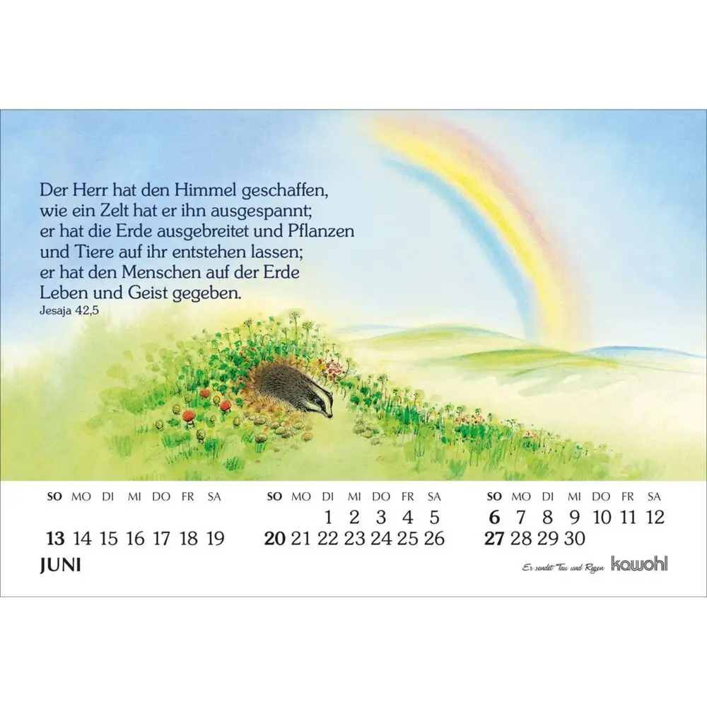 Bild: 9783754893074 | Er sendet Tau und Regen 2027 | Michal Podolsky | Kalender | 14 S.