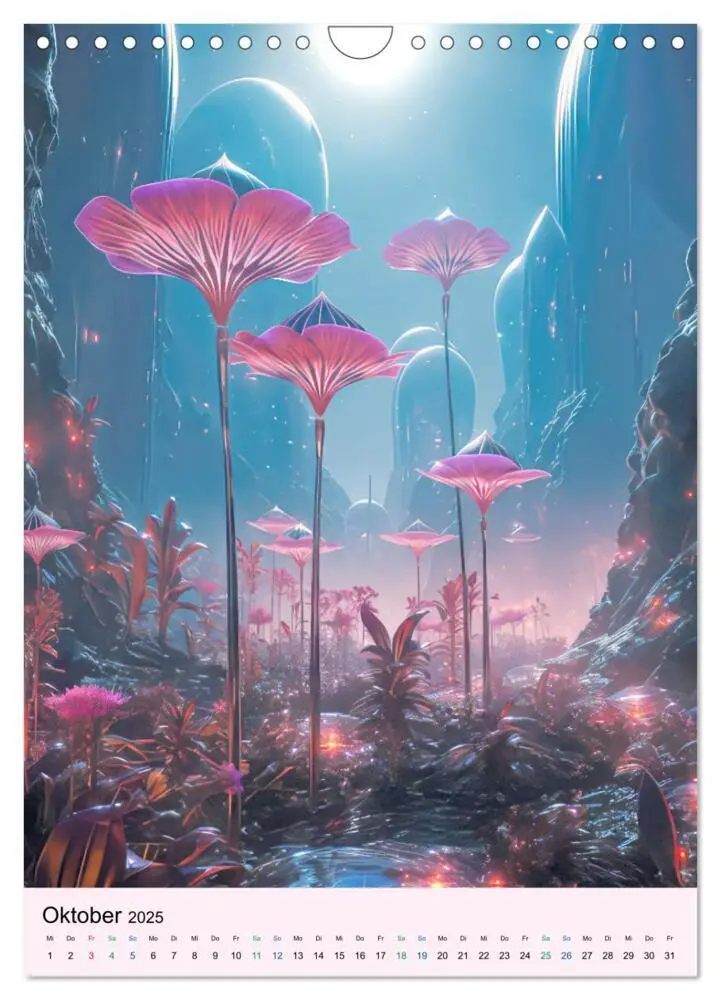 Bild: 9783383773174 | Sci-fi Welten - Fantasiebilder (Wandkalender 2025 DIN A4 hoch),...