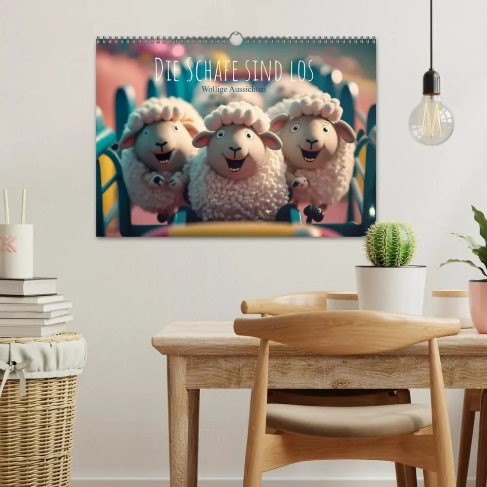 Bild: 9783383913174 | Die Schafe sind los Wollige Aussichten (Wandkalender 2025 DIN A3...