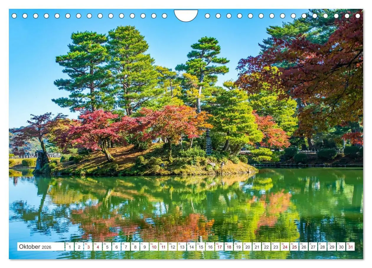 Bild: 9783457333174 | Herbst in Japan (Wandkalender 2026 DIN A4 quer), CALVENDO...
