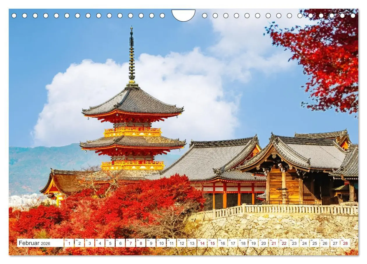 Bild: 9783457333174 | Herbst in Japan (Wandkalender 2026 DIN A4 quer), CALVENDO...