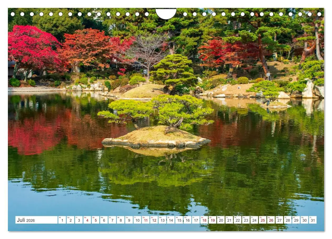 Bild: 9783457333174 | Herbst in Japan (Wandkalender 2026 DIN A4 quer), CALVENDO...