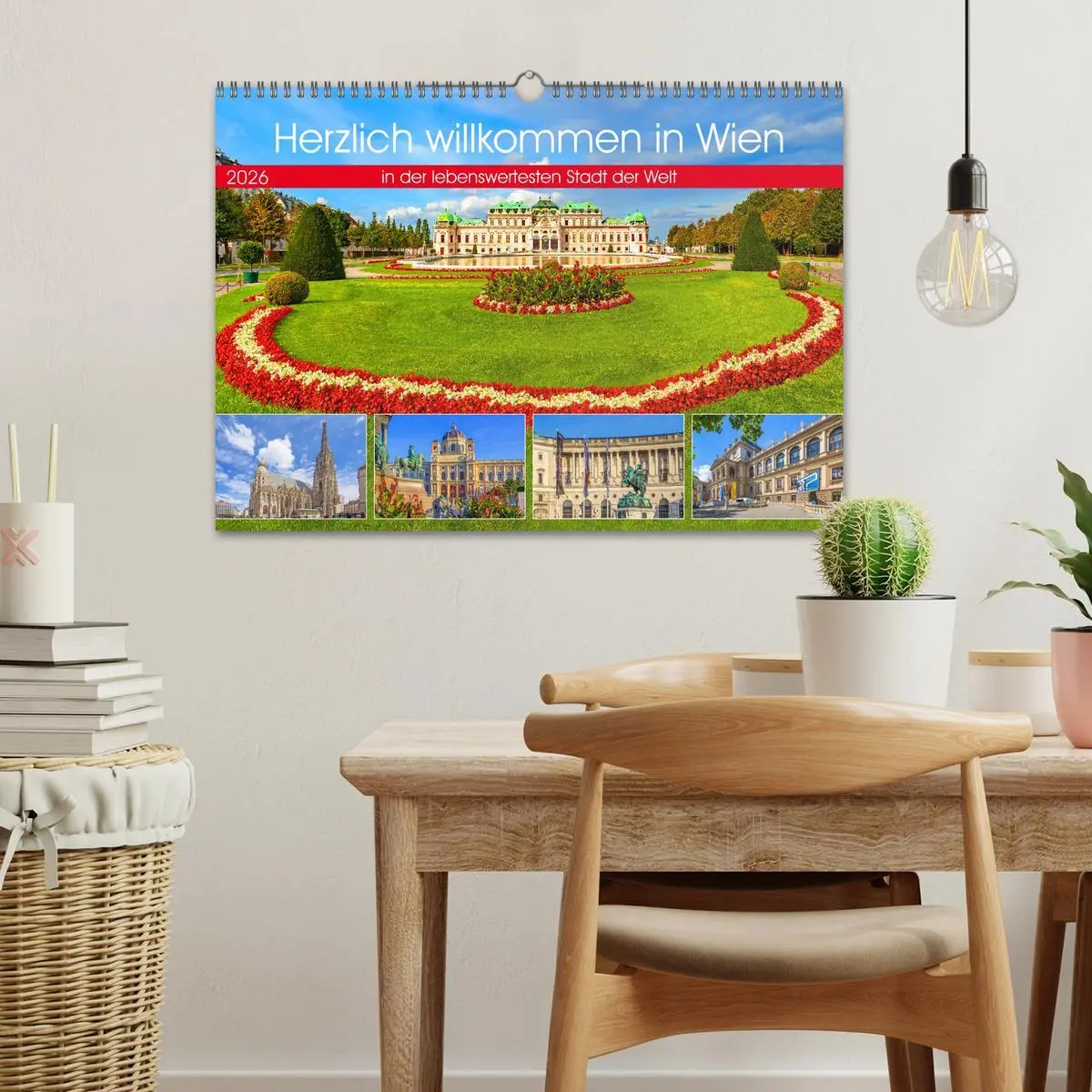 Bild: 9783457403174 | Herzlich willkommen in Wien (Wandkalender 2026 DIN A3 quer),...