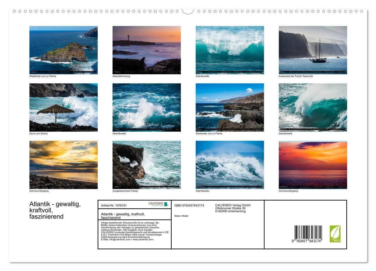 Bild: 9783457643174 | Atlantik - gewaltig, kraftvoll, faszinierend (Wandkalender 2026 DIN...