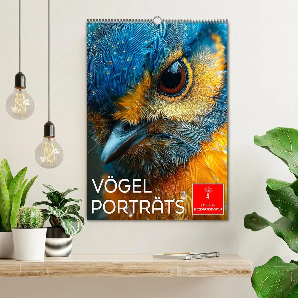 Bild: 9783516283174 | Vögel Porträts (Wandkalender 2026 DIN A2 hoch), CALVENDO...