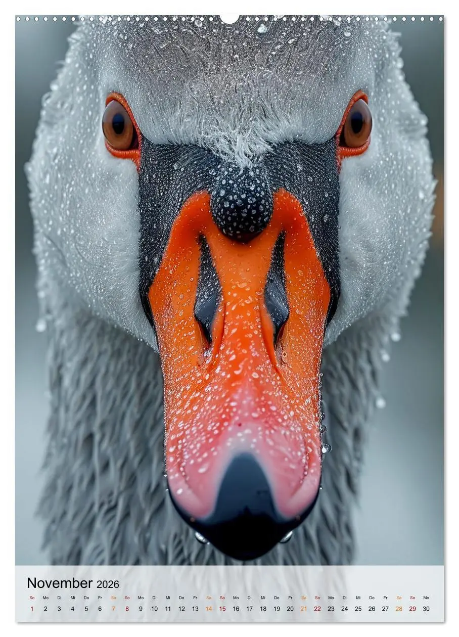 Bild: 9783516283174 | Vögel Porträts (Wandkalender 2026 DIN A2 hoch), CALVENDO...