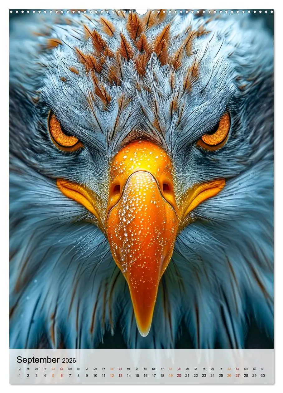 Bild: 9783516283174 | Vögel Porträts (Wandkalender 2026 DIN A2 hoch), CALVENDO...
