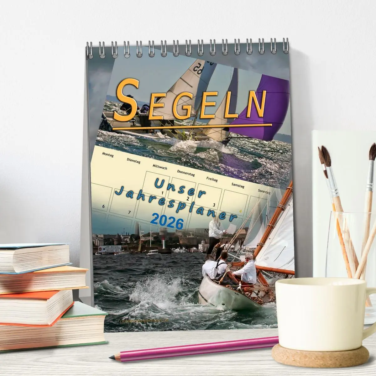 Bild: 9783516423174 | Segeln, unser Jahresplaner (Tischkalender 2026 DIN A5 hoch),...