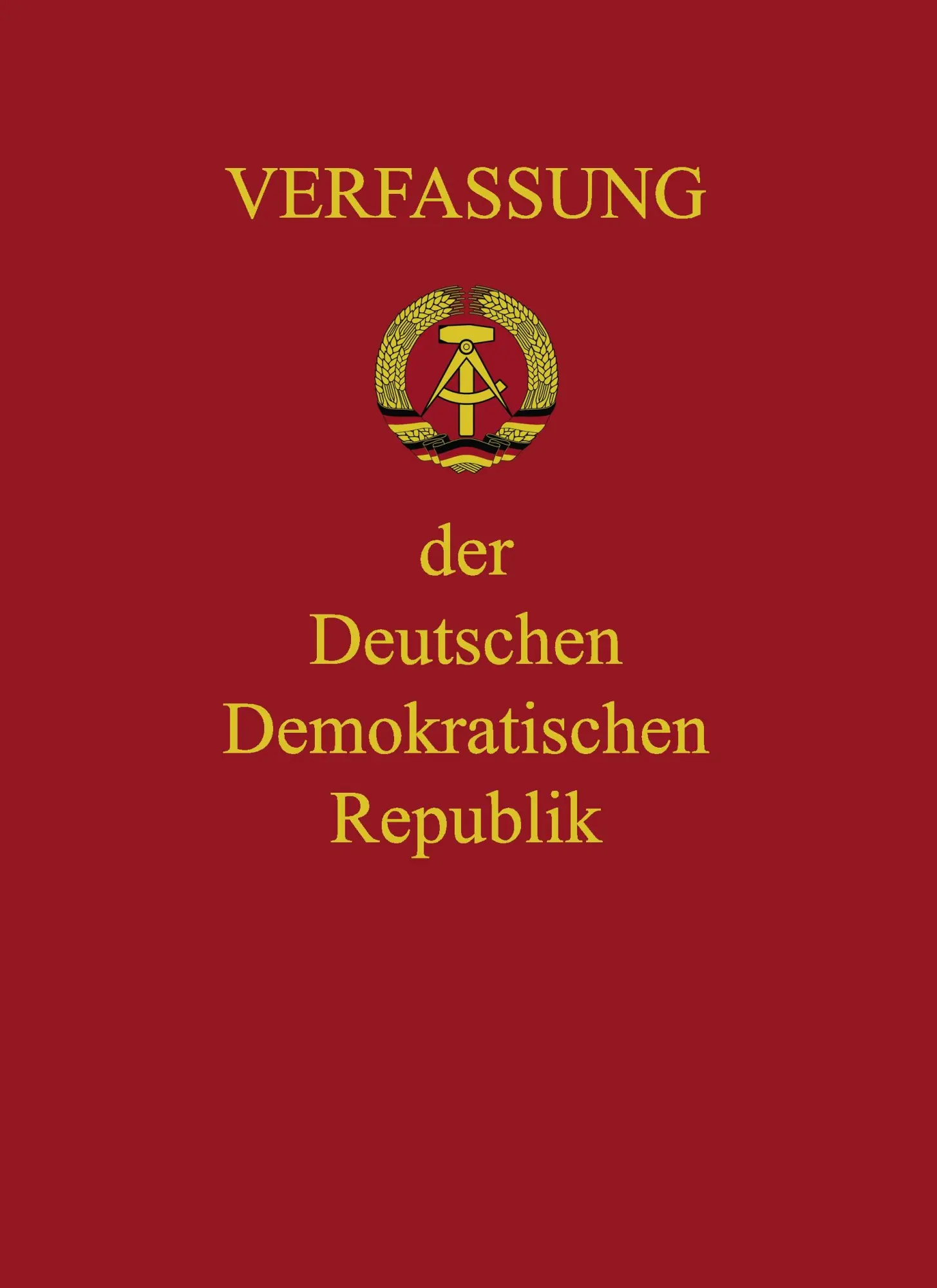 Cover: 9783939703174 | Verfassung der DDR. | Taschenbuch | 56 S. | Deutsch | 2007