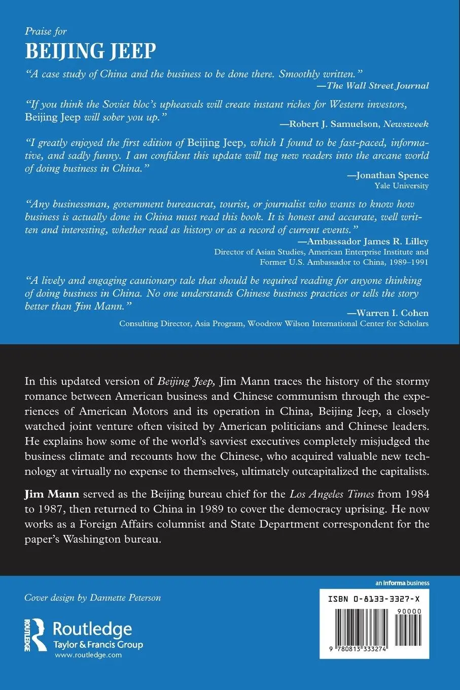 Rückseite: 9780813333274 | Beijing Jeep | A Case Study Of Western Business In China | Jim Mann