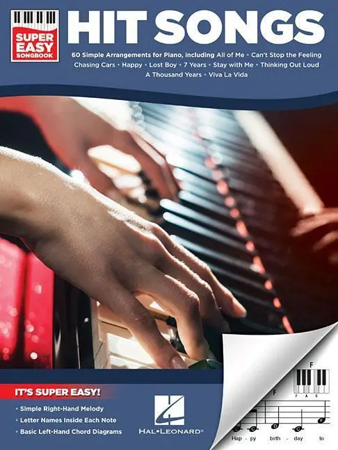 Cover: 9781495073274 | Hit Songs - Super Easy Songbook | Various | Taschenbuch | Buch | 2017
