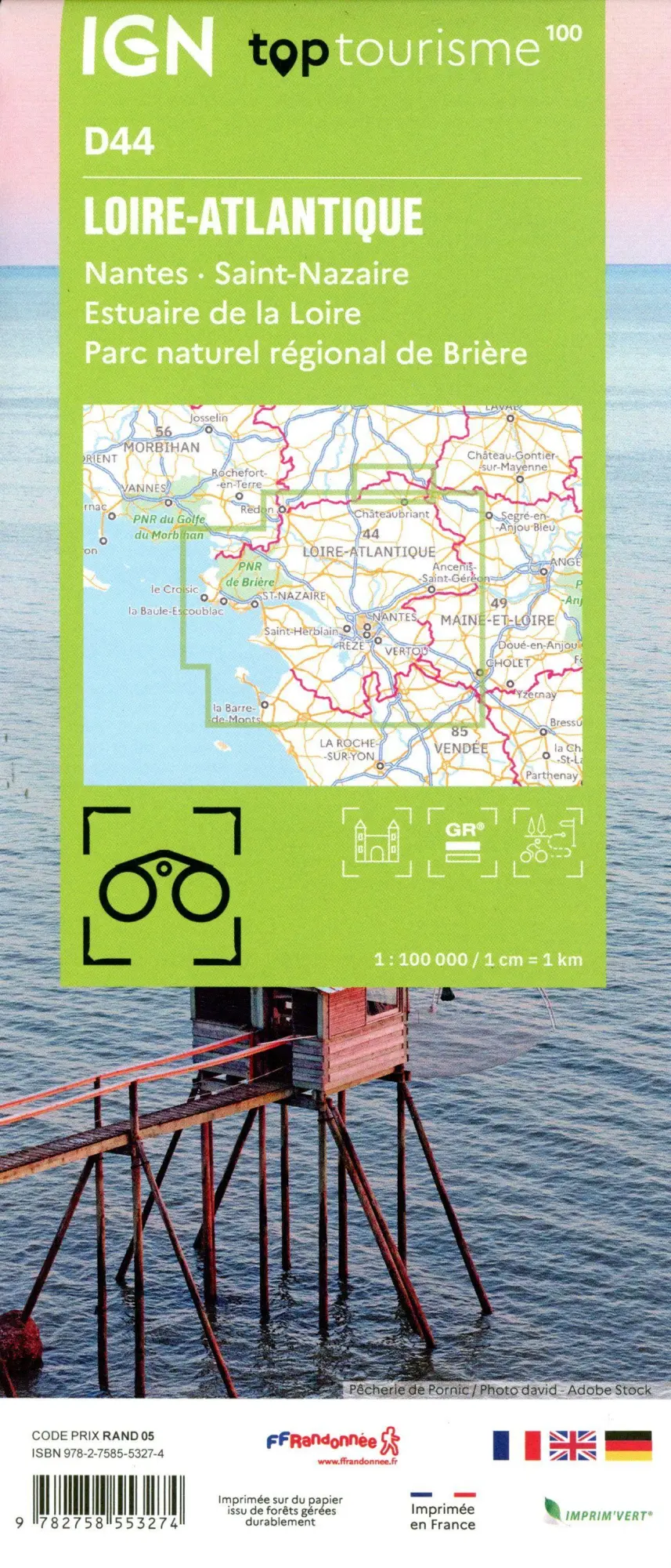 Bild: 9782758553274 | 44 Loire-Atlantique | 1:100000 | (Land-)Karte | Französisch | 2024