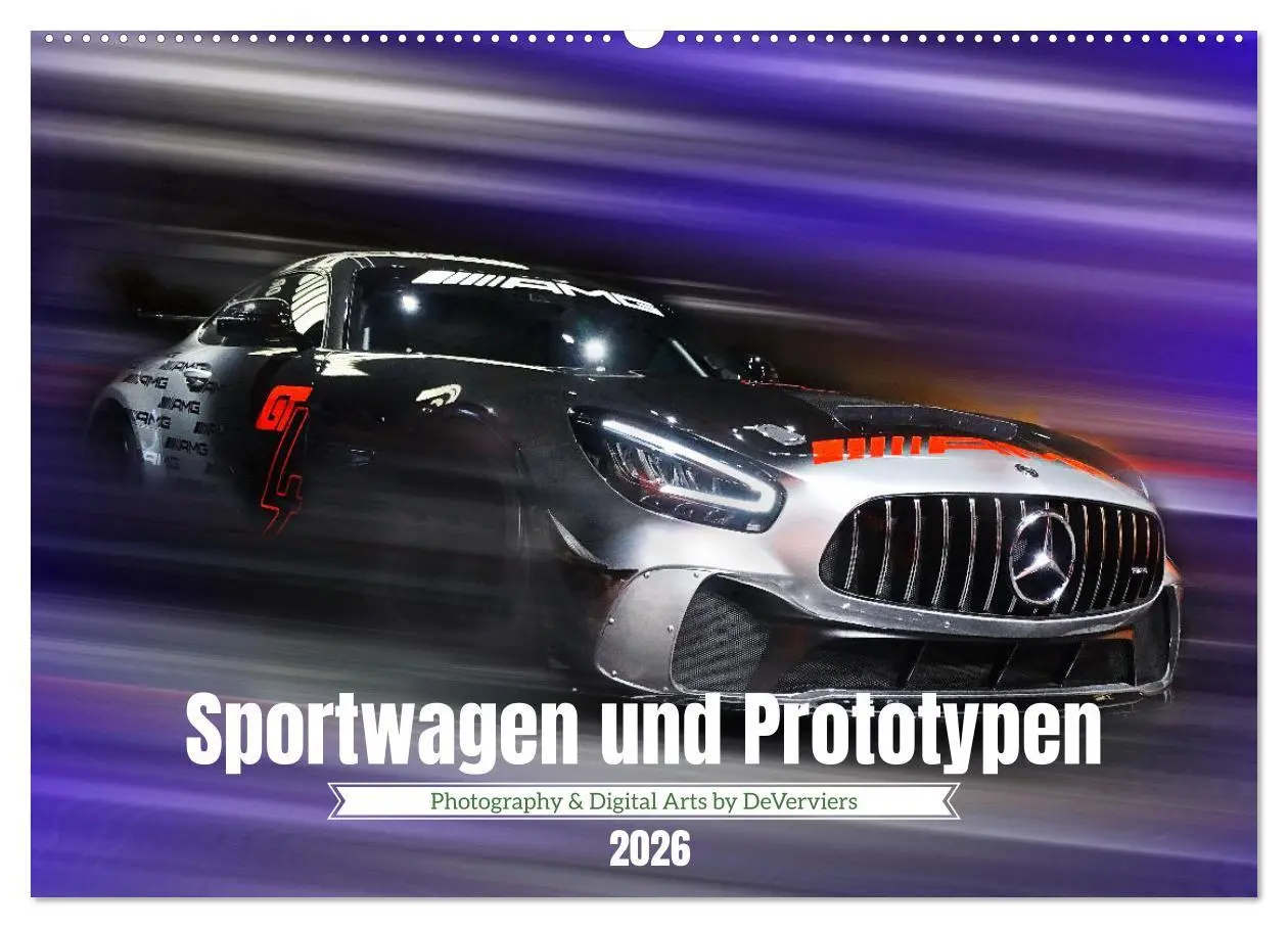 Cover: 9783457563274 | Sportwagen und Prototypen (Wandkalender 2026 DIN A2 quer), CALVENDO...