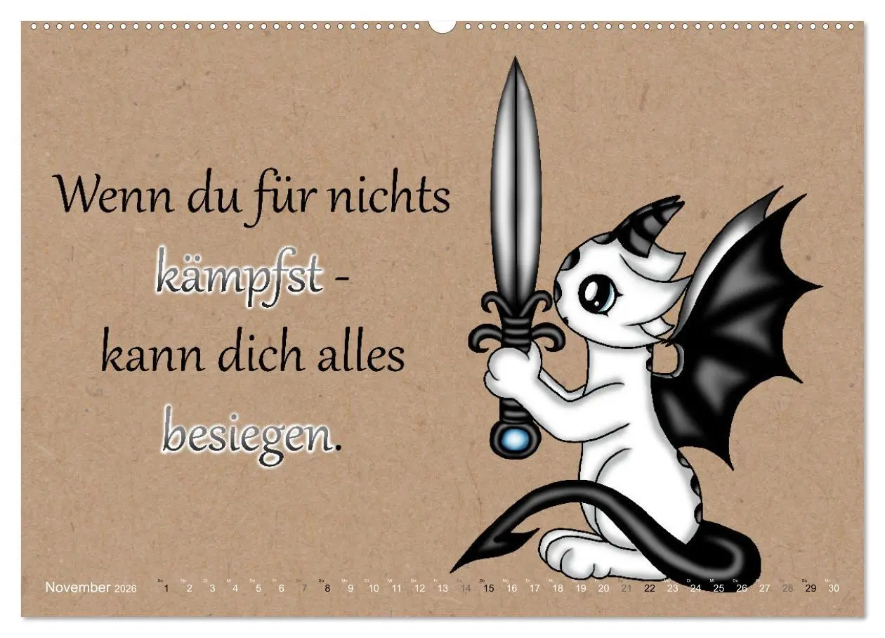Bild: 9783457633274 | Motiviert durchs Leben (Wandkalender 2026 DIN A2 quer), CALVENDO...
