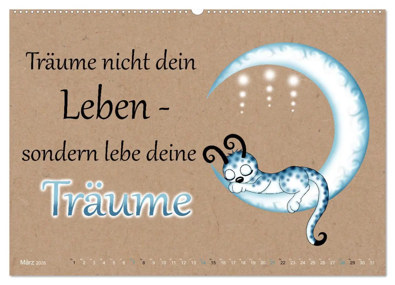 Bild: 9783457633274 | Motiviert durchs Leben (Wandkalender 2026 DIN A2 quer), CALVENDO...