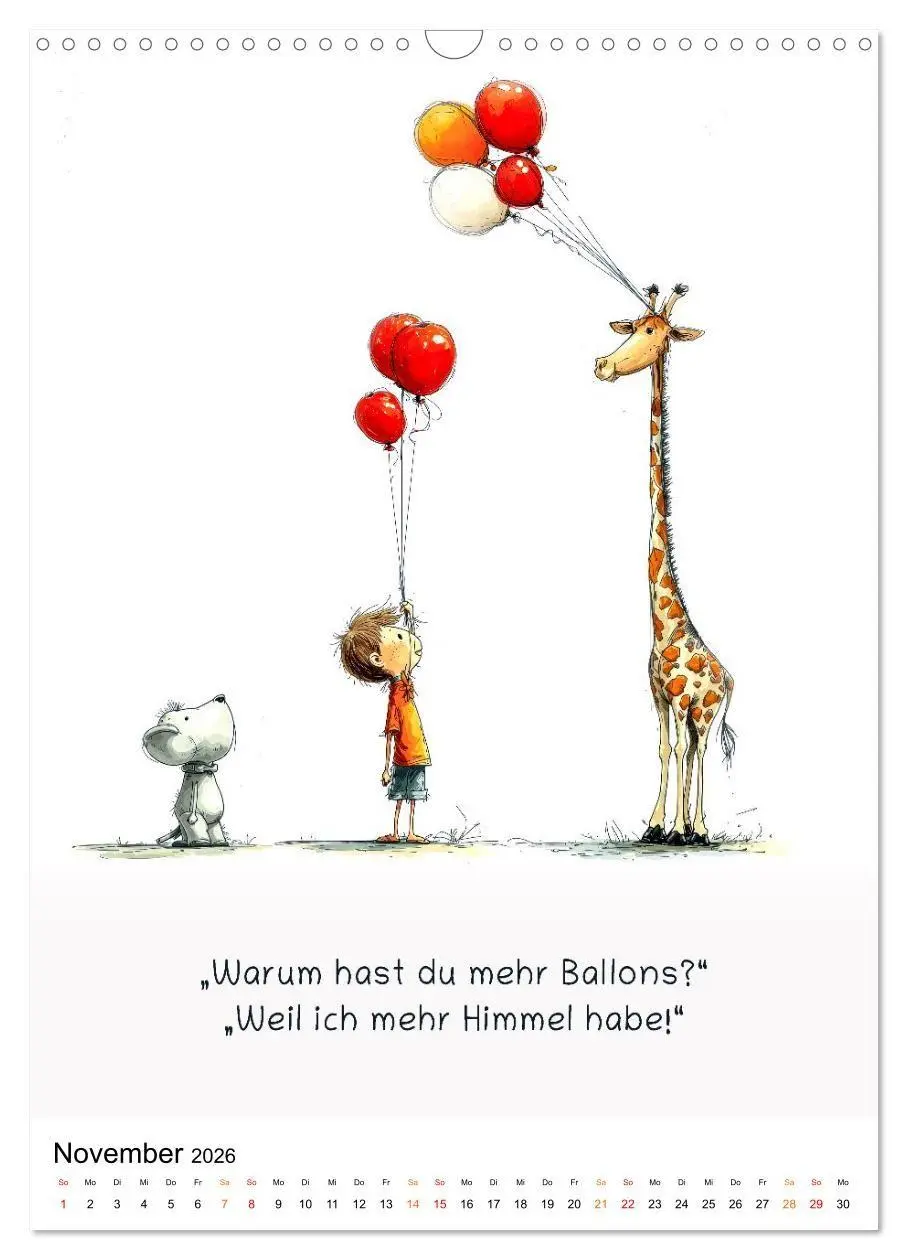 Bild: 9783516723274 | Tierische. Witzig. Wahr. (Wandkalender 2026 DIN A3 hoch), CALVENDO...
