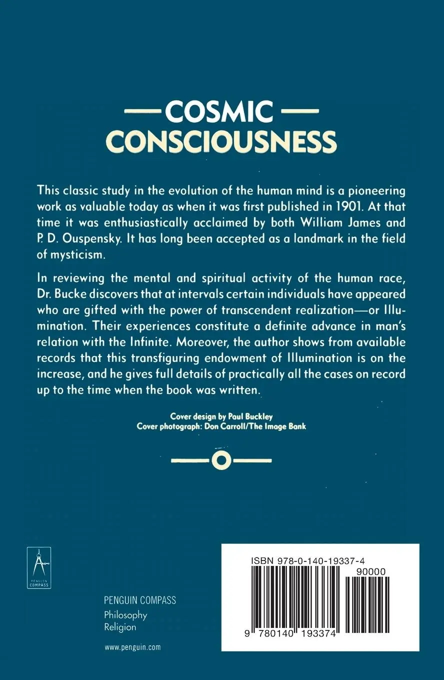 Rückseite: 9780140193374 | Cosmic Consciousness | A Study in the Evolution of the Human Mind