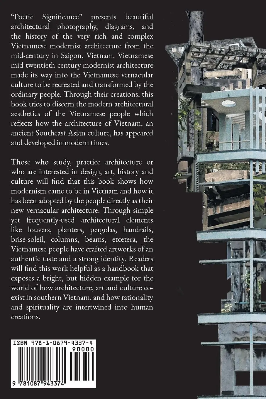 Rückseite: 9781087943374 | Poetic Significance | Sài Gòn Mid-Century Modernist Architecture