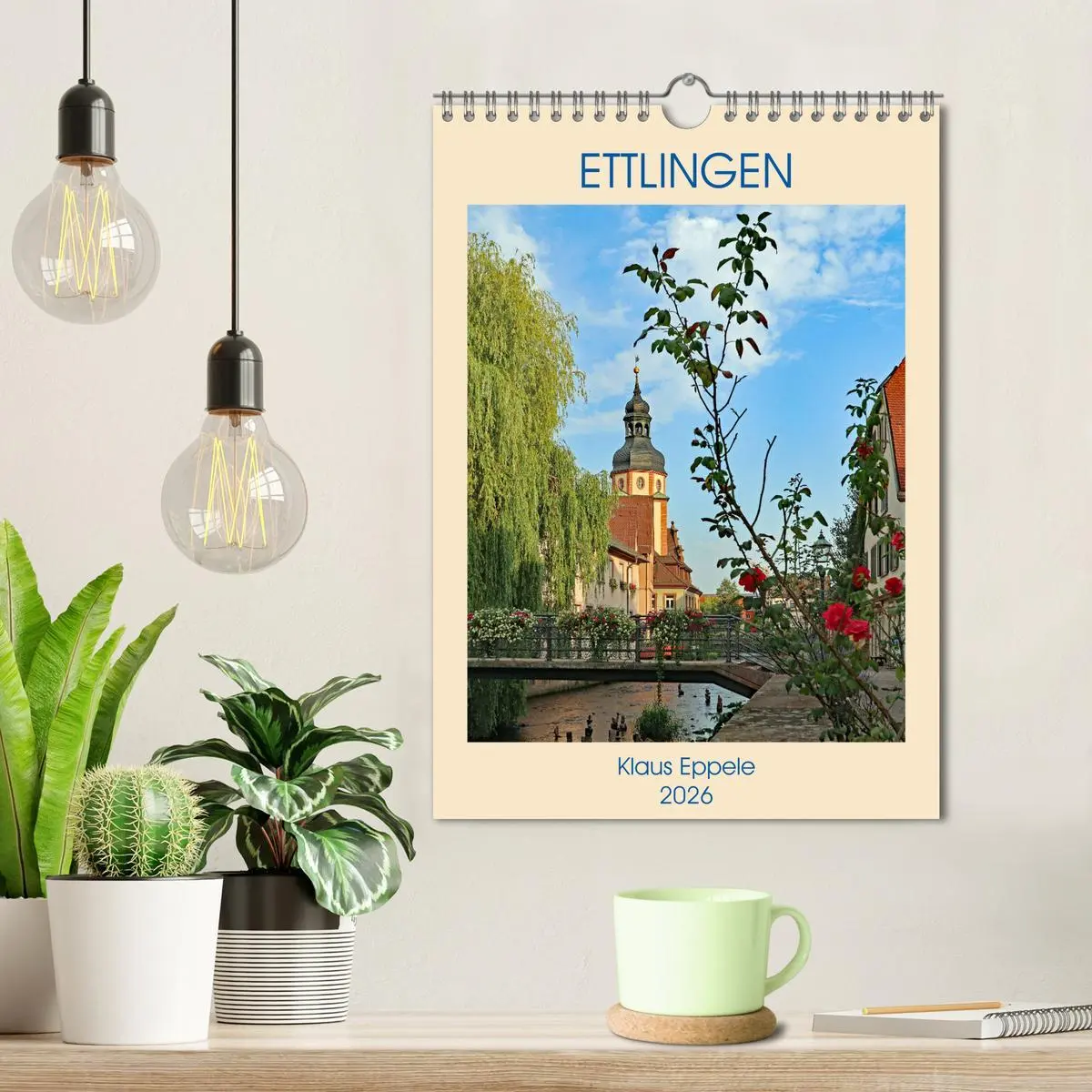 Bild: 9783516403374 | ETTLINGEN (Wandkalender 2026 DIN A4 hoch), CALVENDO Monatskalender
