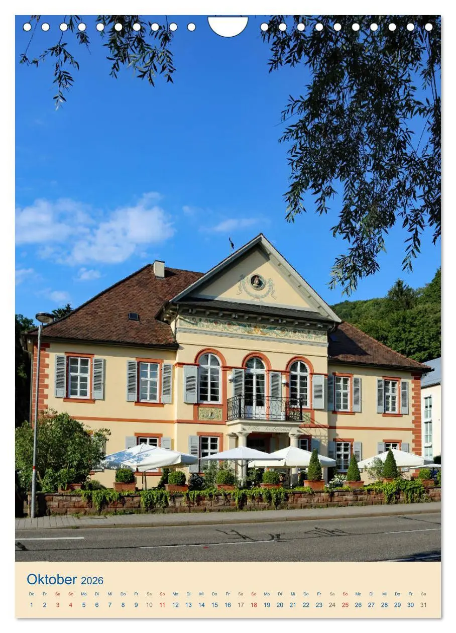 Bild: 9783516403374 | ETTLINGEN (Wandkalender 2026 DIN A4 hoch), CALVENDO Monatskalender