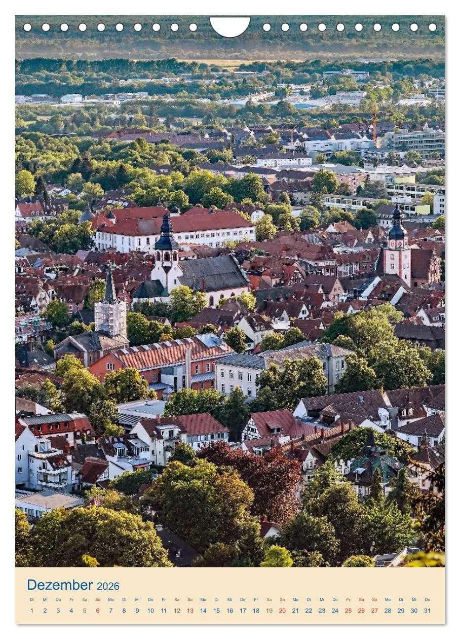 Bild: 9783516403374 | ETTLINGEN (Wandkalender 2026 DIN A4 hoch), CALVENDO Monatskalender