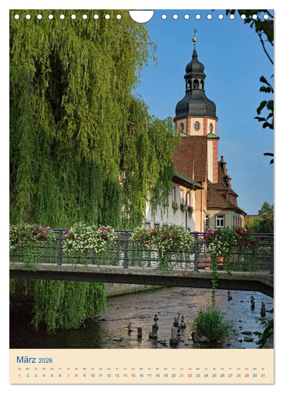 Bild: 9783516403374 | ETTLINGEN (Wandkalender 2026 DIN A4 hoch), CALVENDO Monatskalender