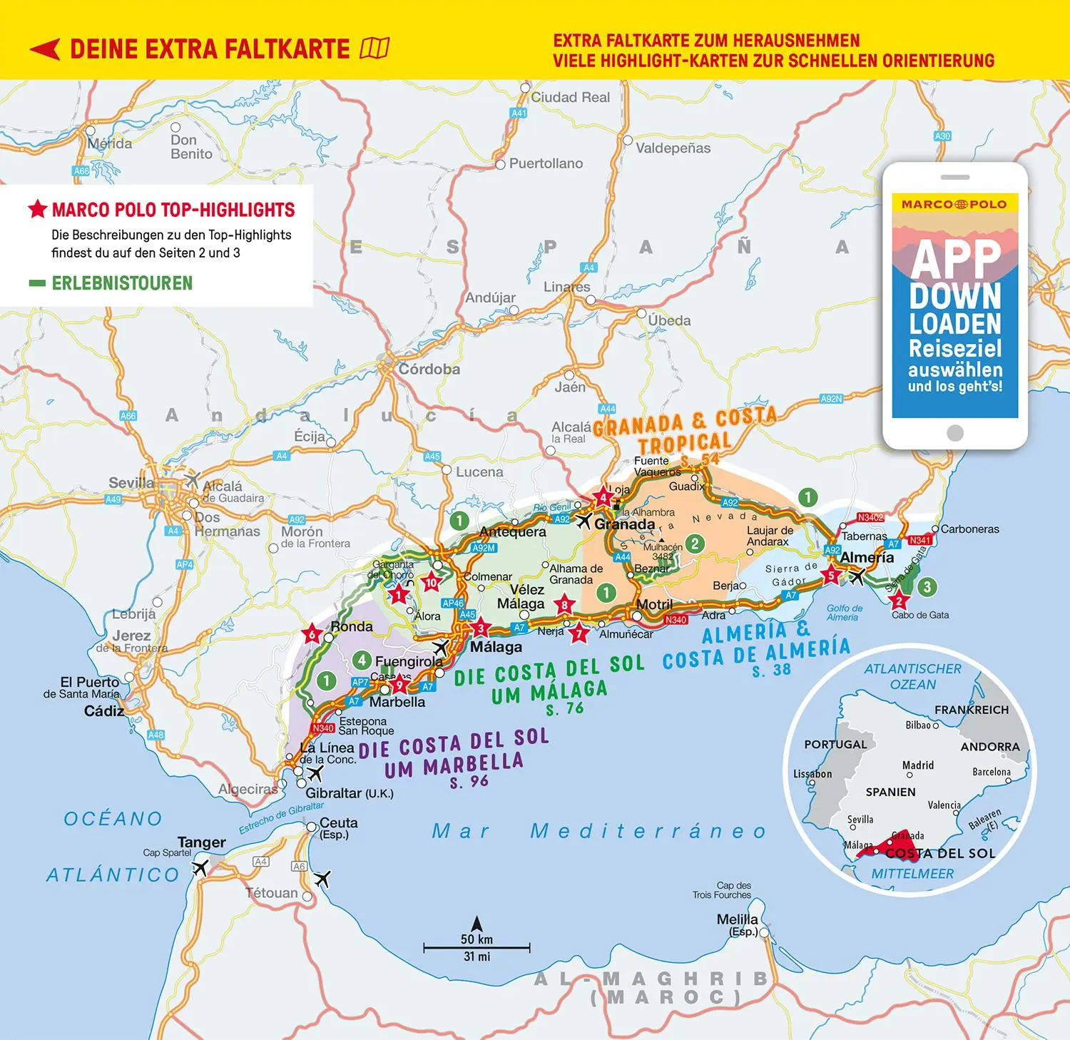 Bild: 9783829723374 | MARCO POLO Reiseführer Costa del Sol, Costa de Almería, Costa...