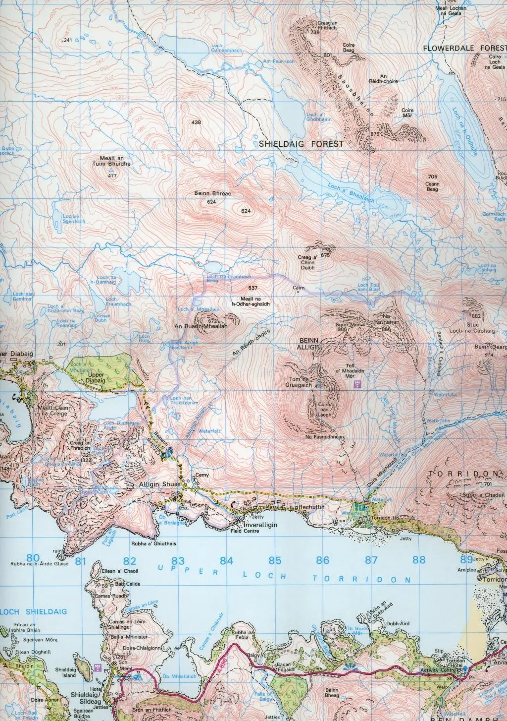 Bild: 9780319473474 | Raasay &amp; Applecross, Loch Torridon &amp; Plockton | Ordnance Survey | 2016