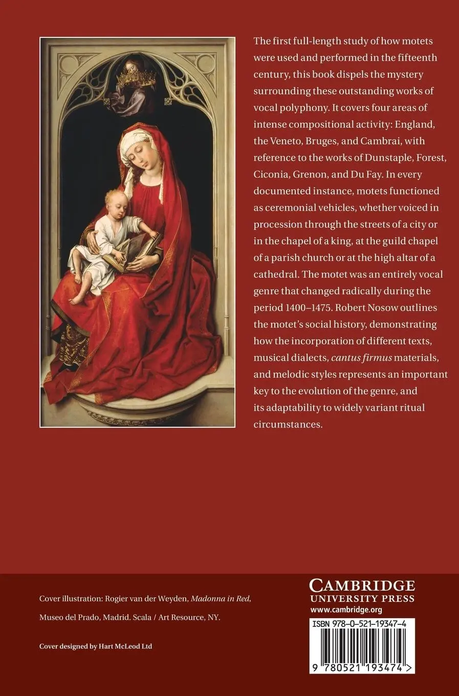 Rückseite: 9780521193474 | Ritual Meanings in the Fifteenth-Century Motet | Robert Michael Nosow