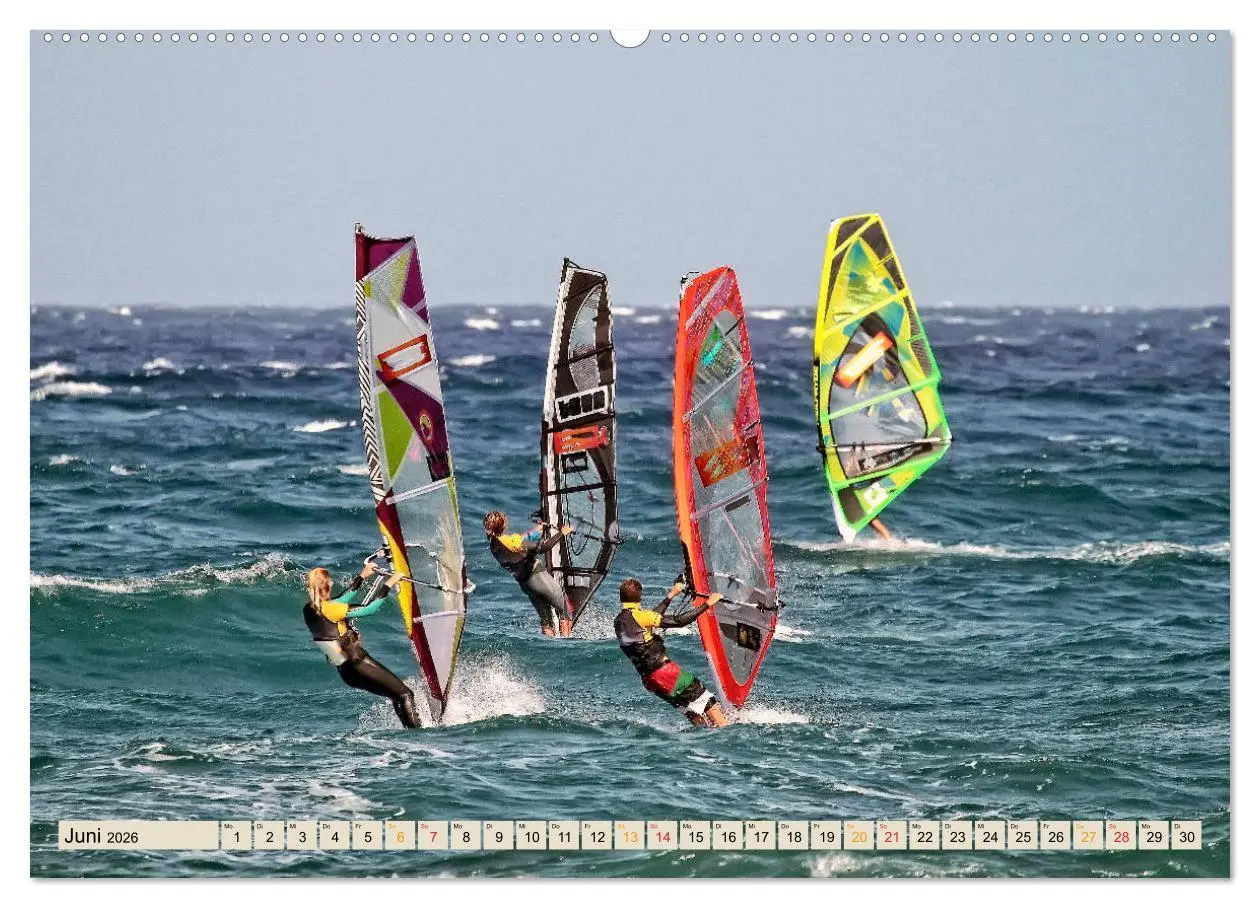 Bild: 9783457923474 | Windsurfing - extrem cool (Wandkalender 2026 DIN A2 quer), CALVENDO...