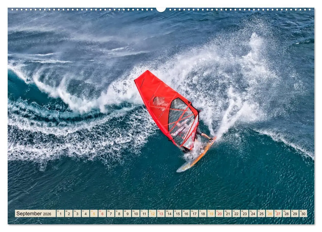 Bild: 9783457923474 | Windsurfing - extrem cool (Wandkalender 2026 DIN A2 quer), CALVENDO...