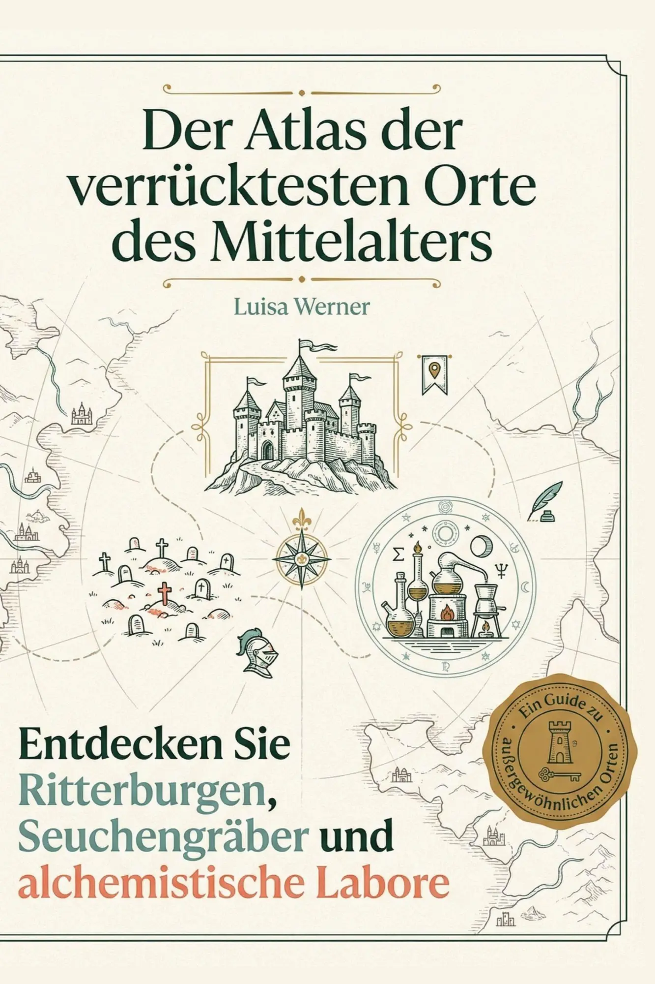 Cover: 9783695383474 | Der Atlas der verrücktesten Orte des Mittelalters | Luisa Werner
