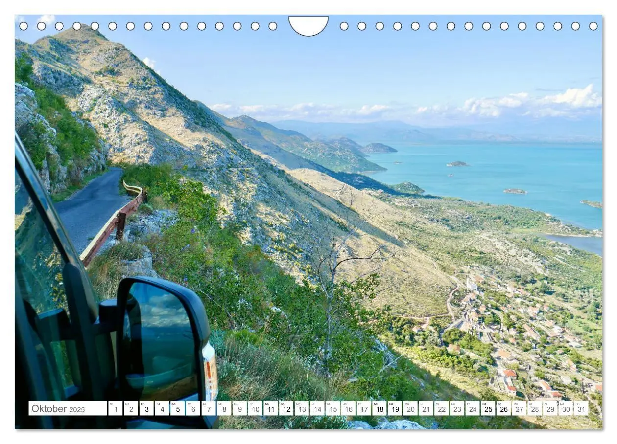 Bild: 9783383973574 | Mit dem Campervan über den Balkan (Wandkalender 2025 DIN A4 quer),...
