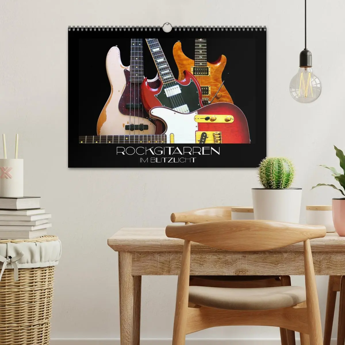 Bild: 9783457843574 | Rockgitarren im Blitzlicht (Wandkalender 2026 DIN A3 quer),...