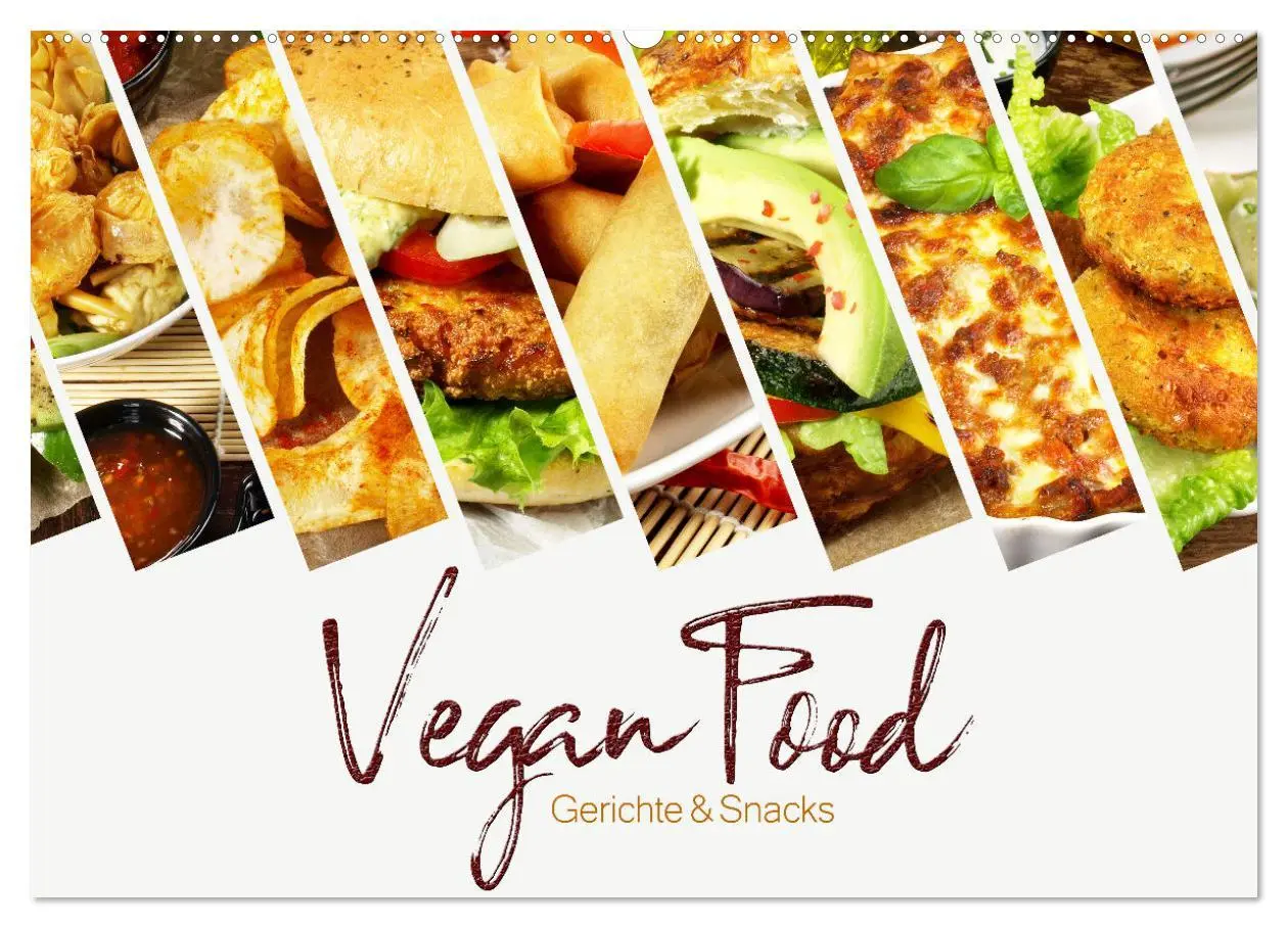 Cover: 9783457913574 | Vegan Food Kalender - Gerichte und Snacks (Wandkalender 2026 DIN A2...